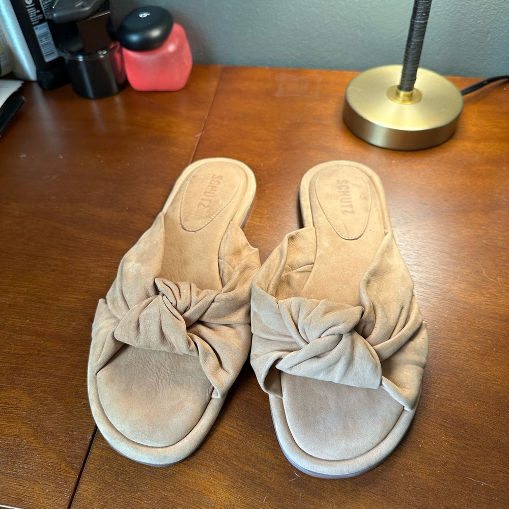 Schutz Leather Sandals